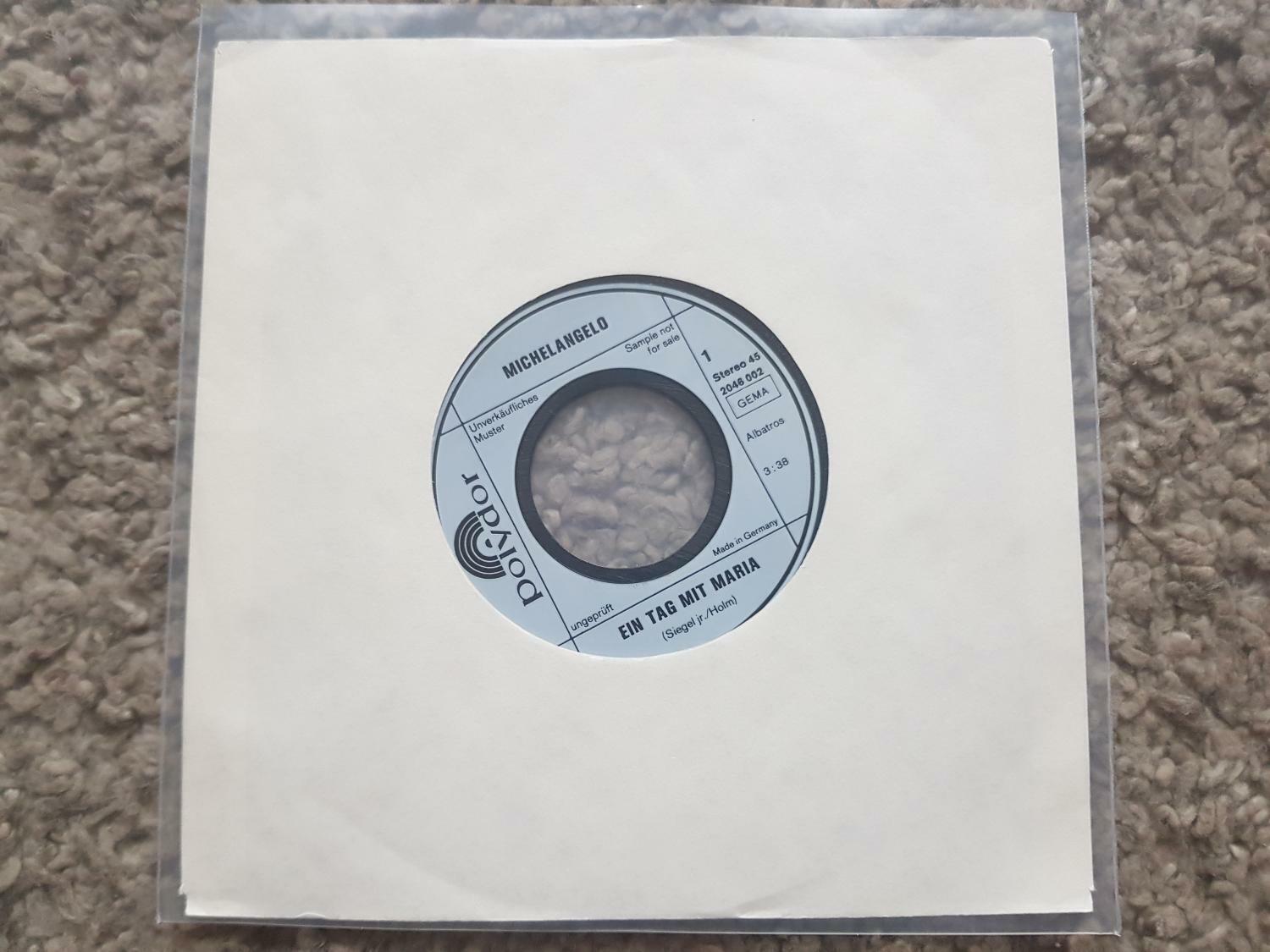 7"" Single Vinyl Michelangelo - Ein Tag mit Maria PROMO