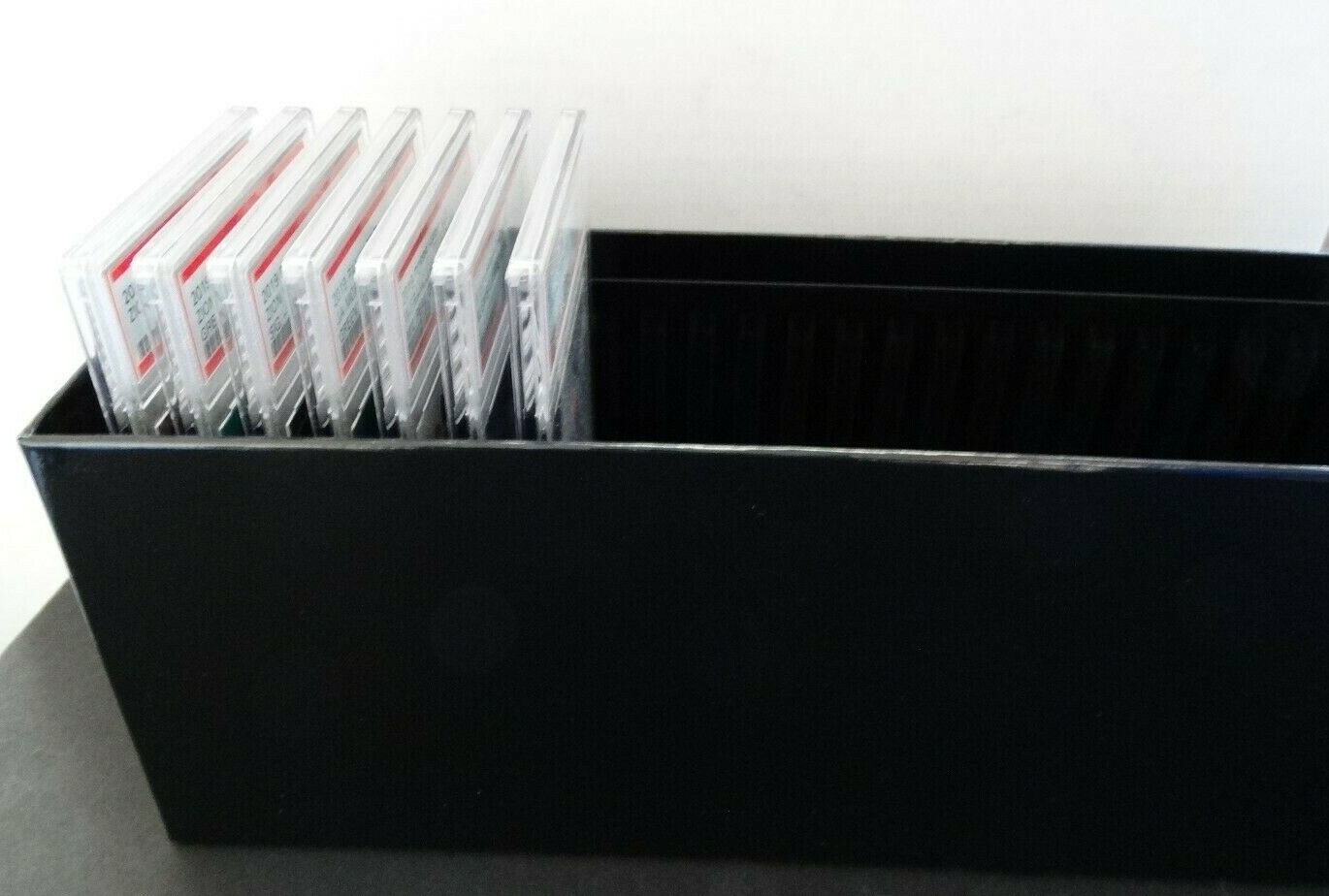 Guardhouse Graded Card Slotted Black Storage Box Container Holds 25 PSA ...