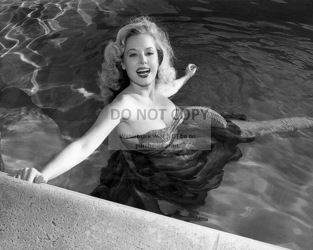 BETTY BROSMER 1950s MODEL PIN UP - 8X10 PUBLICITY PHOTO (AZ550) | eBay