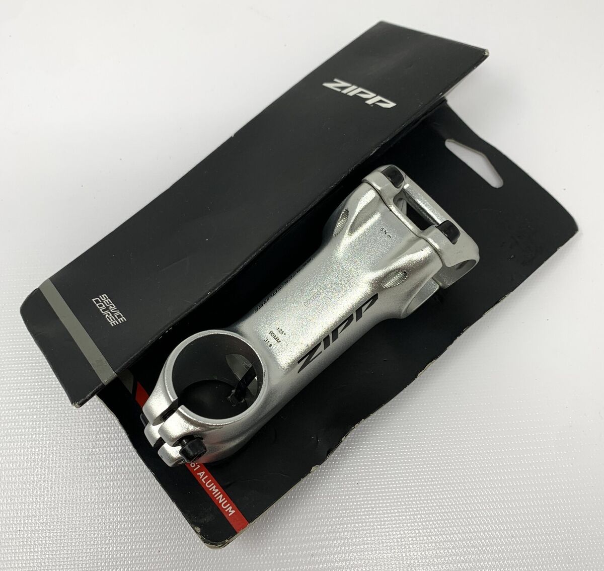Zipp Service Course 25D x 90mm Silver Stem | eBay Zipp Service Course 25D x 90mm Silver Stem | eBay