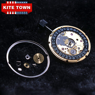 ST2130  Clone ETA 2824-2 SELLITA SW200  Gold Black 3H Atomatic Watch Movement