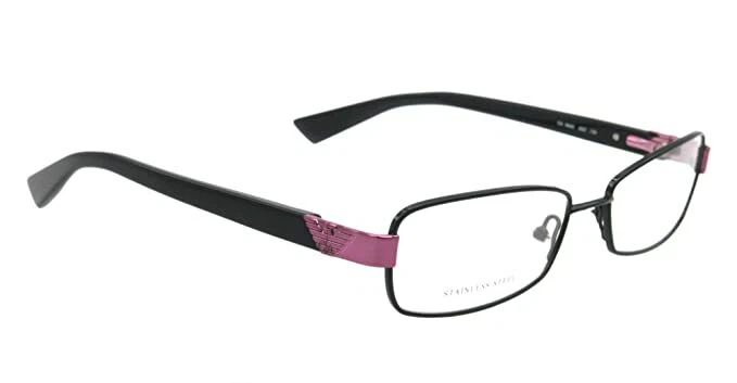 Marco de gafas de metal Emporio Armani EA 9662 negro y púrpura 65Z 52-16-130 Foto 2 de 4