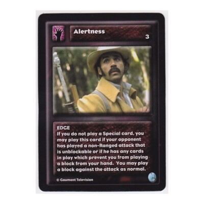 Super ALERTNESS x3 Block   Highlander CCG TCG    1st Edition      Edge