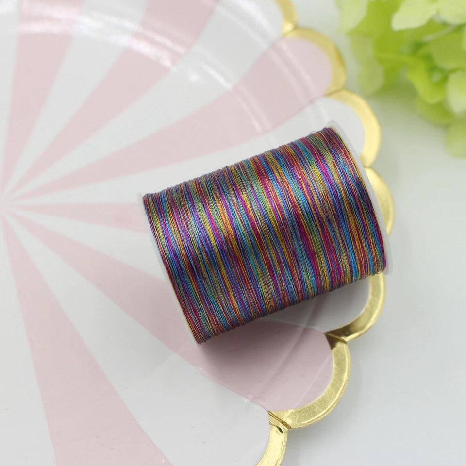 Metallic Embroidery Thread DIY Portable Household Manual Sewing Thread Set - Image 2 of 4