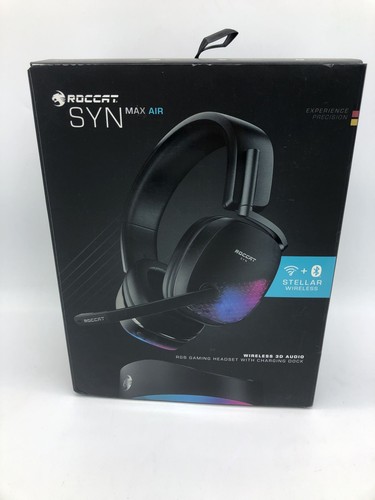 Roccat Syn Max Air - Kabelloses 3D Audio RGB Gaming Headset mit Docking-Station - Bild 6 von 6