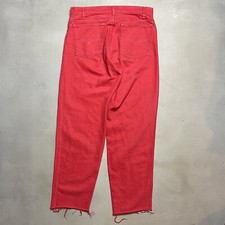 Vintage Levis 550 Orange Tab Red Denim Jeans Cut 32x29 USA Made