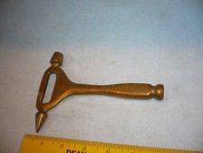 RARE solid brass Neuweilers Beer Bottle Opener ice breaker Allentown, PA