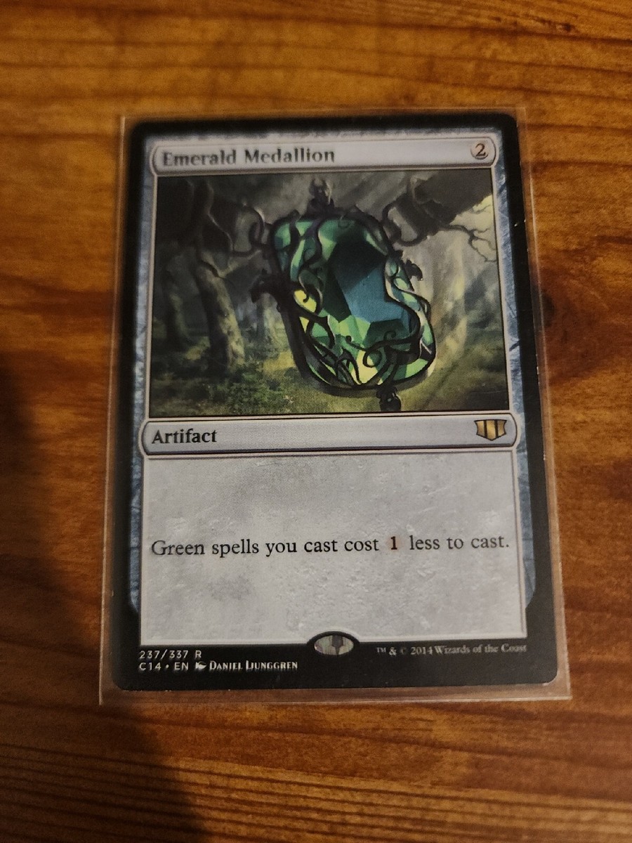 Magic The Gathering MTG Card Emerald Medallion Artifact 237/337 NM/LP | eBay