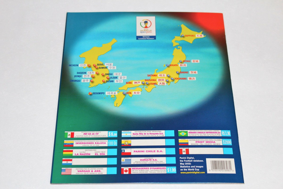 Panini World Cup WC WM Korea Japan 2002 02 – Empty Album Panini World Cup WC WM Korea Japan 2002 02 – Empty Album