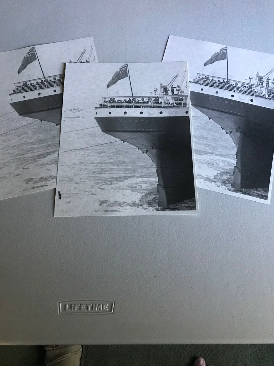 TITANIC'S OLDER SISTER RMS OLYMPIC MAGNIFICENT STERN SHOT TITANIC'S OLDER SISTER RMS OLYMPIC MAGNIFICENT STERN SHOT