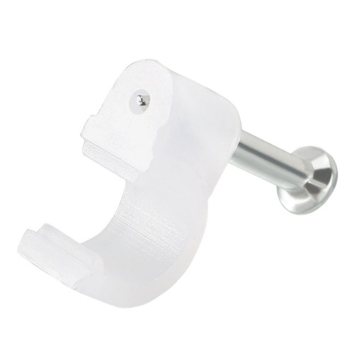 200stk.Wandmontage Koax Elektrisch Kabel Klipp Befestigung Sattel 5mmBreite weiß - Bild 3 von 3