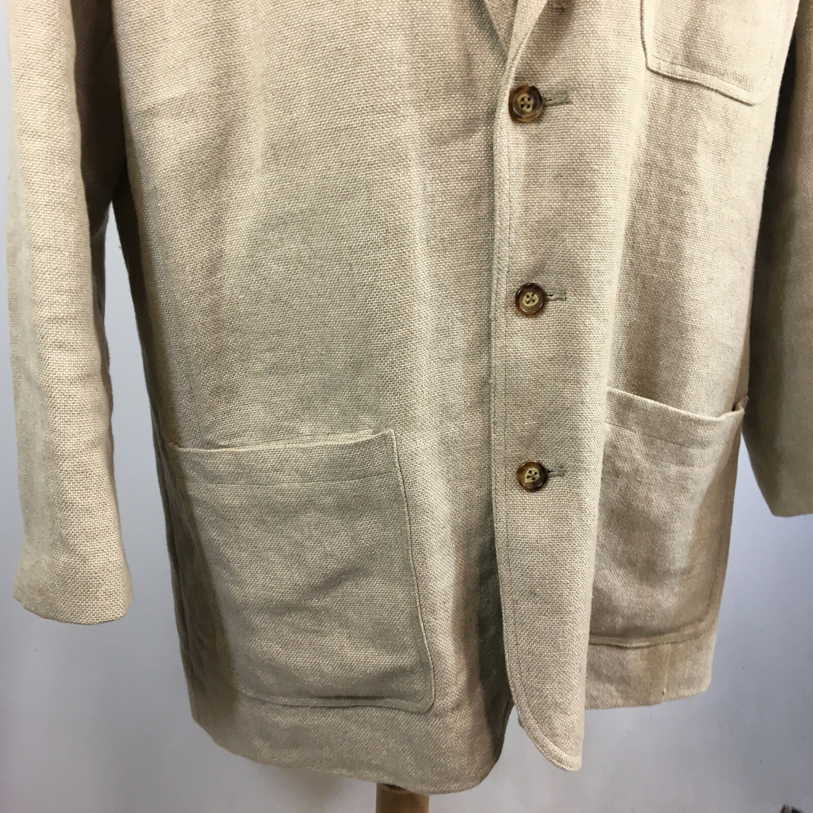 Mens Orvis Fly Fishing Safari Guide Sports Coat Blaze… Gem