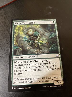 Three Tree Scribe Bloomburrow Regular