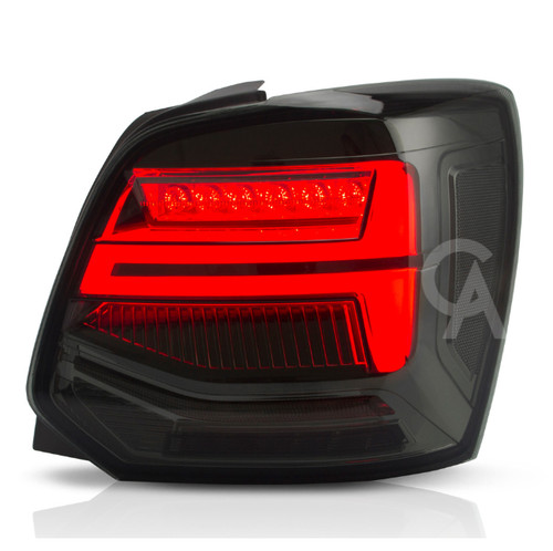 VW Polo MK5 6C Smoked LED Sequential Rear Tail Lights 11-17 VLAND UK SELLER - Picture 7 of 9