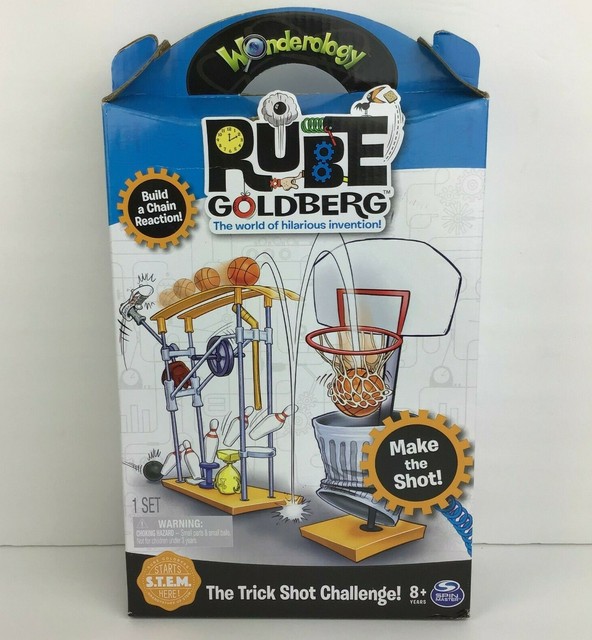Rube Goldberg Trick Shot Challenge Kit Wonderology Stem Spin Master 8