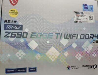 MSI MPG Z690 EDGE TI WIFI DDR4 Socket LGA 1700 Motherboard