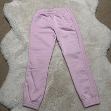 Adidas Regular Fit Bubblegum Pink Sweatpants Joggers Size 16 Girls Sporty Active