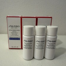 3 x Shiseido Vital Perfection LiftDefine Radiance Serum 7ml .23 oz