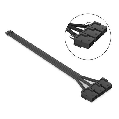 12VHPWR 12+4Pin to 3x8Pin PCIE 5.0 Power Adapter Cable For RTX 3090Ti 4080 4090
