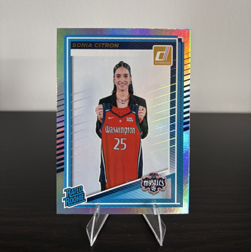 2025 Panini Donruss WNBA Sonia Citron Holo Rated Rookie #87 Mystics Near Mint RC