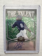 CJ Abrams 2019 Leaf Valiant The Talent Green #TT-CJA /99