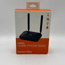 Consumer Cellular Verve Home Phone Base - Black - New Sealed - Ships Free