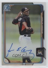 2015 Bowman Chrome Prospects Refractor 240/499 Jarlin Garcia #BCAP-JG Auto 0a4r