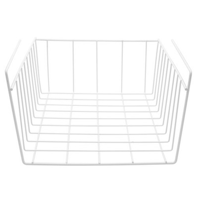 Under Shelf Wire Basket Storage Organizer for Kitchen Pantry - Hanging Storag...