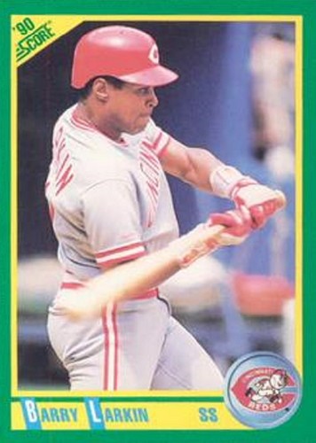 Barry Larkin #155 1990 Score card