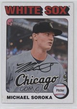 2024 Topps Heritage Short Print White Border Mike Soroka Michael Soroka #69 j2a