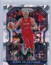 2021 Prizm ELENA DELLE DONNE #81 Silver Cracked Ice Washington Mystics