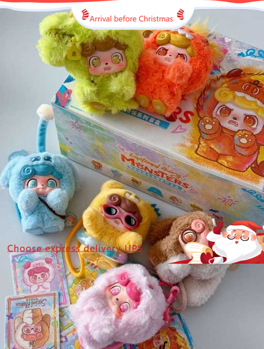 JOTOYS Q.KID EMOTIONAL HAIRY MONSTERS PLUSH BLIND BOX CONFIRMED