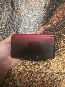 Nintendo 3DS Handheld System - Flame Red W/ Donkey Kong Country Returns 3D READ