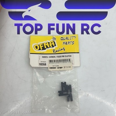 Ofna Racing 10268 Carbon Four Pin Clutch Shoes Nitro RC NIP NOS
