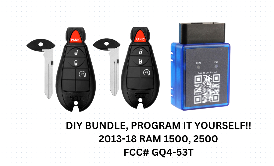 DIY PAIR BUNLDE FOR RAM 2013-2017 Dodge Ram PROGRAMMING TOOL INCLUDED GQ4-53T