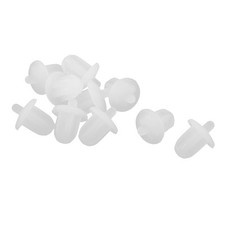 Clear 6.35mm Headphone Audio Jack Anti Dust Cover Protector 10PCS