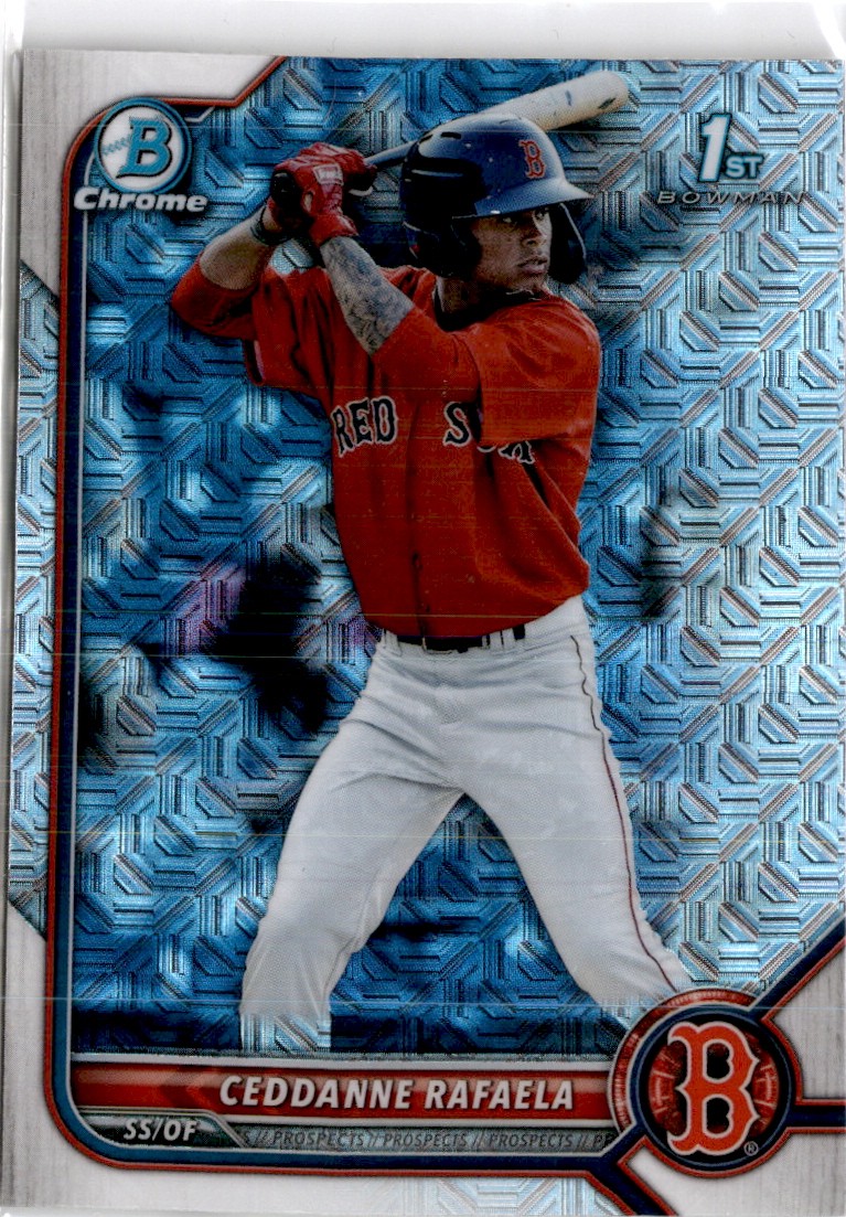 2022 Bowman - Chrome Prospects Mojo Refractors #BCP-61 Ceddanne Rafaela
