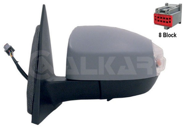 Alkar AußEnspiegel 9259375 FüR Ford MAX WA6 WY5W Beheizbar Mit Umfeldbeleuchtung-image