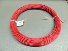 65 feet 16 AWG Silver Plated PTFE Teflon R Wire Red 19 strand SPC