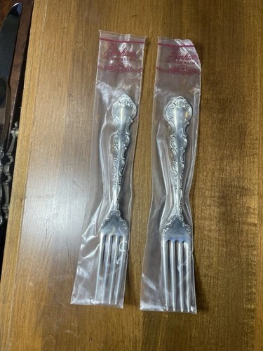 (NEW) GORHAM “Strasbourg” 1897 Sterling Silver  Flatware Dinner Fork(s), Lot (2)
