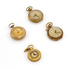 Vintage 7j-17j Quartz Manual Women's Lady Bug Pocket Watches Lot of 20 #WB5450-1 — photo 4