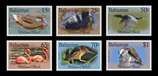 Bahamas 2022 - Wetland Birds Ducks - Set of 6 Stamps - MNH