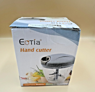 EOTIA Edelstahl Hand Gemüseschneider 4 Klingen mit Zugschnur