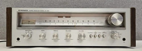 Vintage Pioneer Stereo Receiver Model SX-450 Tested Works.