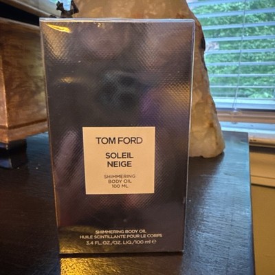 Tom Ford Soleil Neige Shimmering Body Oil  3.4oz new sealed in plastic 