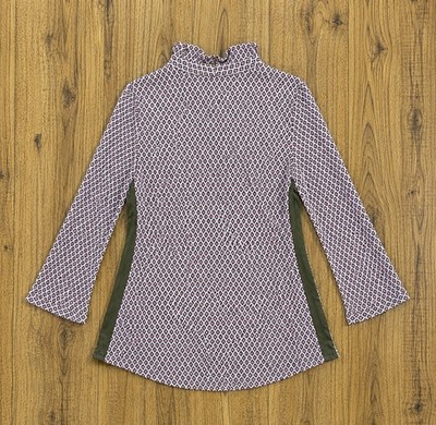 S.Oliver Black Label Tunika 3/4 Arm Damen Gr. 40 Rosa/Khaki  