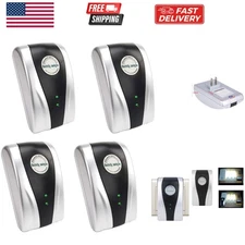 4 Pack Power Save Smart Energy Saver Device Electricity Saving Box, Power Sav...