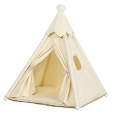 Bunny  Tiny Cat  Tiny Dog Teepee Tent House Int 16x16x16in/Ext 18x18x21in ...