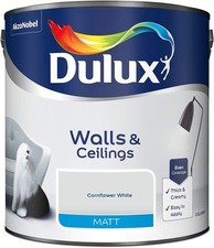 Dulux Emulsion Paint Matt or Silk All Colours 2.5L Walls & Ceiling