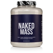 NAKED Mass - Natural Weight Gainer Protein Powder - 8 LB Bulk, GMO Free, Glu... 12.80 per gallon